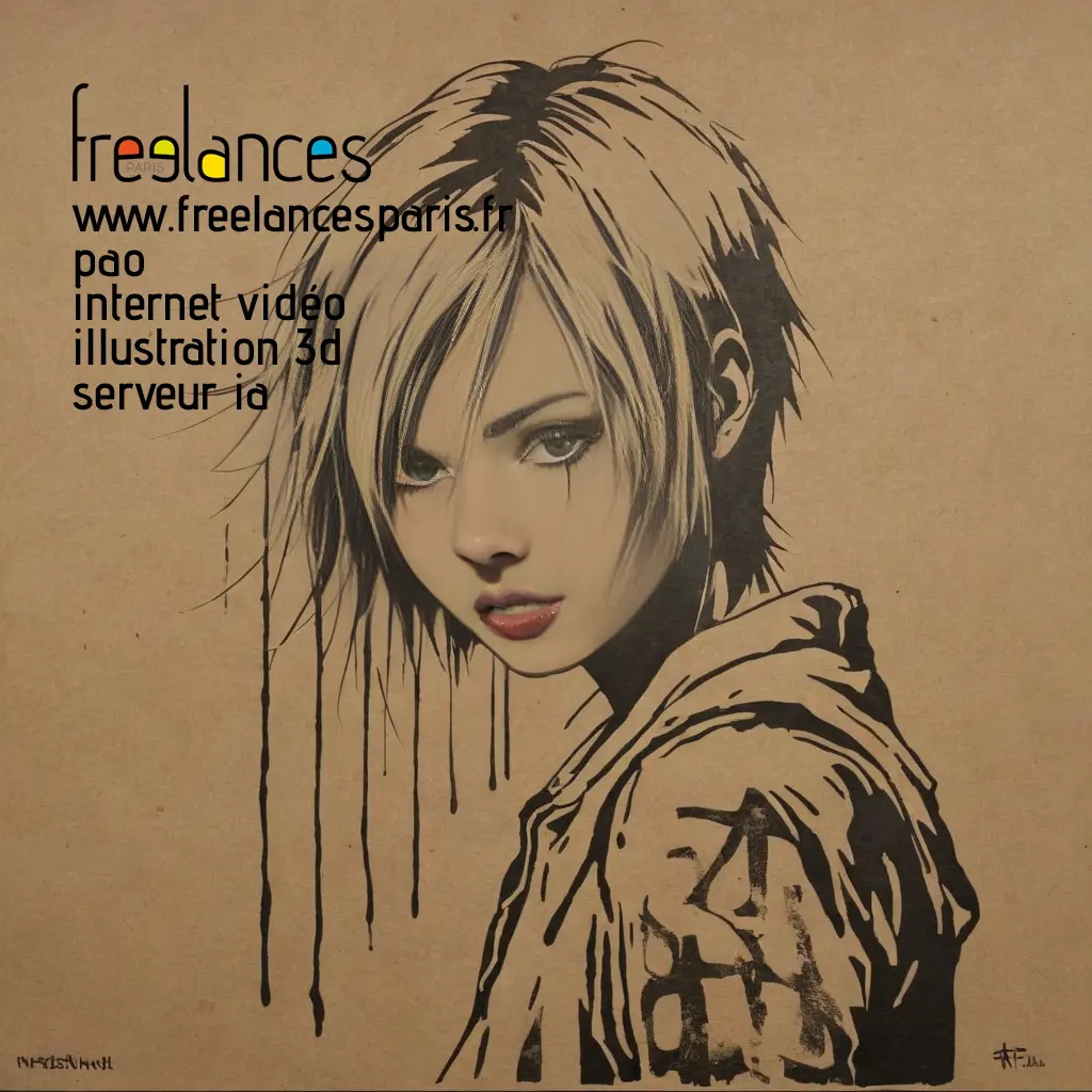 Pao internet vidéo illustration 3d serveur intelligence générative freelance paris studio de création UC1DMJV0